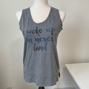 Raw Threads Peter Pan I Woke Up in Neverland Muscle Tank Organic Bamboo